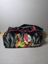 Vintage Pokemon Duffle Gym Bag Charizard Flareon Arcanine 2000 Nintendo picture