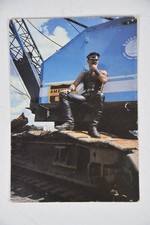Vintage Postcard Gay Leather Daddy Truckerr Art Amsterdam Michael Eisenblatter picture