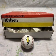 Vintage Planters Mr. Peanut Promotional Baseball Wilson Lot Of 7 RARE 🔥🔥🔥 picture