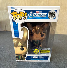 Funko Pop Marvel Avengers Loki w/ Scepter #985 GITD EE Exclusive LE picture