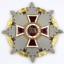 Austrian Imperial Order of Leopold Breast Star with war decoration Replica picture