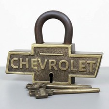 Chevrolet 1911 Solid Brass Lock with Keys picture