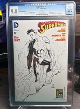 💫 CGC 9.8 Superman 32 San Diego Comic Con Sketch Variant Romita Jr SDCC 2014 picture