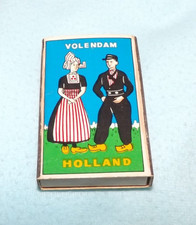 Vintage-Volendam A16 Matchbox w/ matches included, cute Holland box art picture