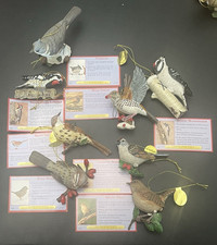 The Danbury Mint SongBird Christmas Collection Ornaments lot of 8 - Various picture