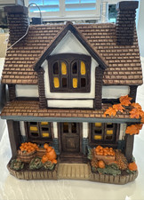 Hobby Lobby Cozy Fall Light Up Cottage House 7.5in Tall picture