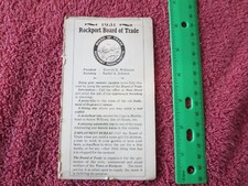 1931 Rockport Massachusetts Board of trade Ephemera paper pamphlet Trains Tides  picture