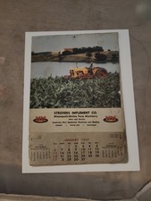 1957 Minneapolis Moline Tractor Calendar Brochure Strovers Implement Stanley WI picture