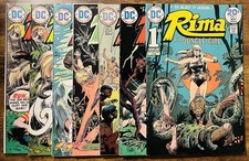 RIMA THE JUNGLE GIRL 1-7 COMPLETE SET HIGHER GRADE 1ST APPEARANCE DC COMICS 1974 picture
