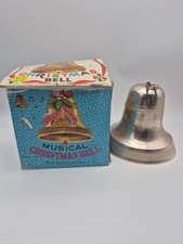 Vintage Musical Christmas Bell Japan Pull String Plays Jingle Bells Works picture