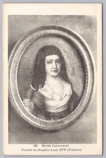Portrait of Dauphin Louis XVII Painting, Vintage Postcard TS-24A picture