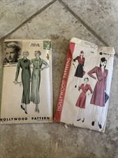 2 Vintage Hollywood Sewing Pattern Betty Furness #823 And 786 Size 18 picture