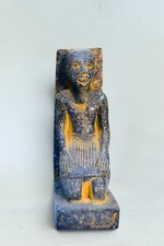 Unique Green Granite Imhotep Statue - Ancient Egyptian Engineer Imhotep picture