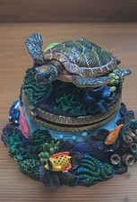Christian Riese Lassen Sea Turtle Dreams Hinged Boxes Figurine #9311 picture