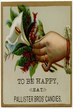 Vintage American Candy Ad (1890s) Poster ๐ผ - 24x36โ - Hi-Res๐ Print - 200 GSM picture