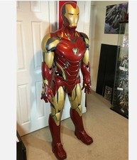 Iron Man Armor Wearable Suit EVA White Model Props MK7 Suit Handmade Wearable picture