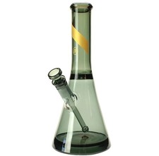 Marley Natural Smoked Glass w Gold Stripe 12