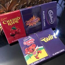 Limited Edition Collectible Cadbury Playing Cards x5 (Three SEALED BRAND NEW) picture