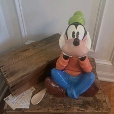Vintage Treasure  Craft Disney Goofy Ceramic Cookie Jar Amazing Color 🎨 picture