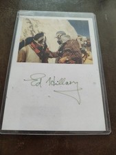 Signed Photo of Ed Hillary On Mount Everest picture