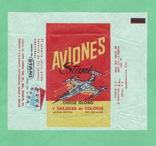 1957  Topps Aviones Sani-Argentina Wrapper  Super Rare Nrmnt B picture