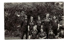 Vintage RPPC Peck Idaho Baseball Team Real Photo Postcard c1910s picture