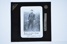 Moisant Paris London Flight Aviator Magic Lantern Slide Walter Tyler c1900s picture