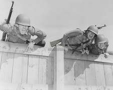 Camp Edwards Massachusetts Obstacle Training WWII 8x10 Glossy Print HT4136297 picture