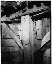 Photo:New York NY 1941 Floor 3 Detail Wood Scab Cant Post Construction picture