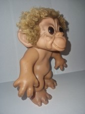 VINTAGE Thomas Dam Troll Monkey / Monkey Boy 1960s HTF Collectible Glass Eye picture