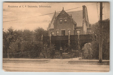 Postcard 1910 Residence of C.P. Steinmetz in Schenectady, NY. picture