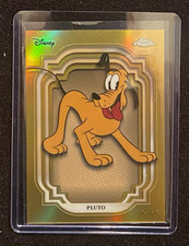 2024 Topps Chrome Disney Pluto Gold Refractor #5  /50 picture