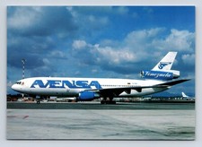 Avensa Marco Polo Lion McDonnell Douglas DC-10-30 YV-51C Airplane Postcard A2 picture