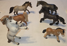 Schleich Horses Lot of 6 Percheron Mustang Tennessee Walker Foal Qtr Horse picture