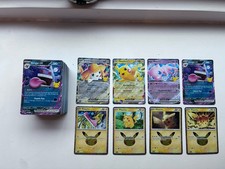 Pokémon TCG 30th Anniversary Celebration 150+ Bulk Cards 4 ex hits & 4 Pikachu  picture