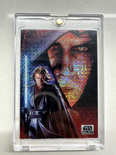 2021 Topps Chrome Star Wars Galaxy Anakin Skywalker Mojo Refractor #/50 PSA? NM picture