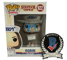 Maya Hawke Signed Autograph Stranger Things Funko Pop 922 Beckett BAS Robin picture
