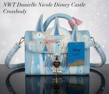 Danielle Nicole Disney Cinderella Castle Crossbody Top Handle Purse Bag NWT picture
