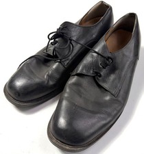 WWII US NAVY ENLISTED OFFICER LOW QUARTER DECK SHOES- SIZE 13 picture