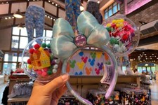 US Disney Parks UP Grape Soda Cap Balloons Pixar Minnie Ears Headband 2022 picture
