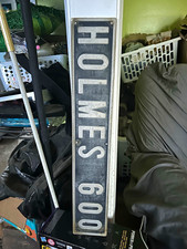 Vintage HOMES TOLL 600 Collectible Transportation Sign picture