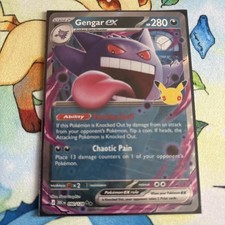 Gengar ex - Pokemon TCG 30th Celebration - 30C 090/128 - NM picture