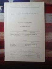 ~1906 Rare Streetcar Report EASTON & SOUTH BETHLEHEM TRANSIT COMPANY PA Trolley picture