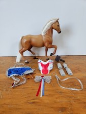 Vtg 1994 Grand Champion Palomino Parade Horse Goldenbolt/Golden Glory English picture