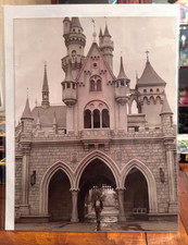 1955 Vintage 16x20 Photo of Walt Disney Before The Opening of Disneyland picture