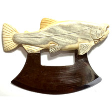 Salmon Antler Ulu Knife Inuit Eskimo National Speakers Conference Anchorage AK picture