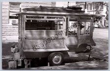 K53/ Interesting RPPC Postcard c1950s Fresh Roasted Peanuts Cart Vendor 124 picture