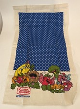 VTG 1982 Disney World Epcot Kitchen Kabaret Towel Fruit Vegetables Walt Disney picture