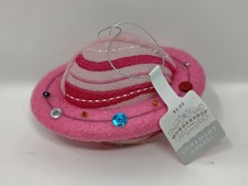 NWT 2023 Target Wondershop PINK PLANET ORNAMENT Space Alien picture