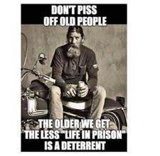 717 - Don't Piss Off Old People Fridge Refrigerator Magnet picture